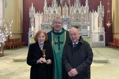 Presentation of chalice belonging to Fr William Byrne MSC, to his native parish.